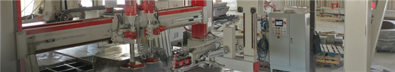 2 Column Robot Horizontal Cutting Machine