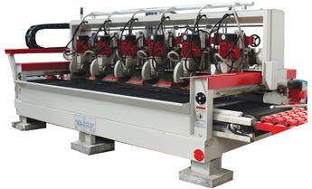 РАСПИЛОВОЧНЫЙ СТАНОК ТОЧНОЙ РЕЗКИ С 6 ГОЛОВКАМИ