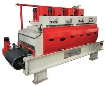 4 Heads Bush Hammering Machine